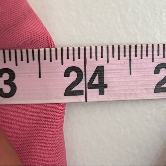 Athleta Printed Run With It Shorts Activewear UPF Lined Zip-Pocket Pink Size 3XL - Picture 6 of 16